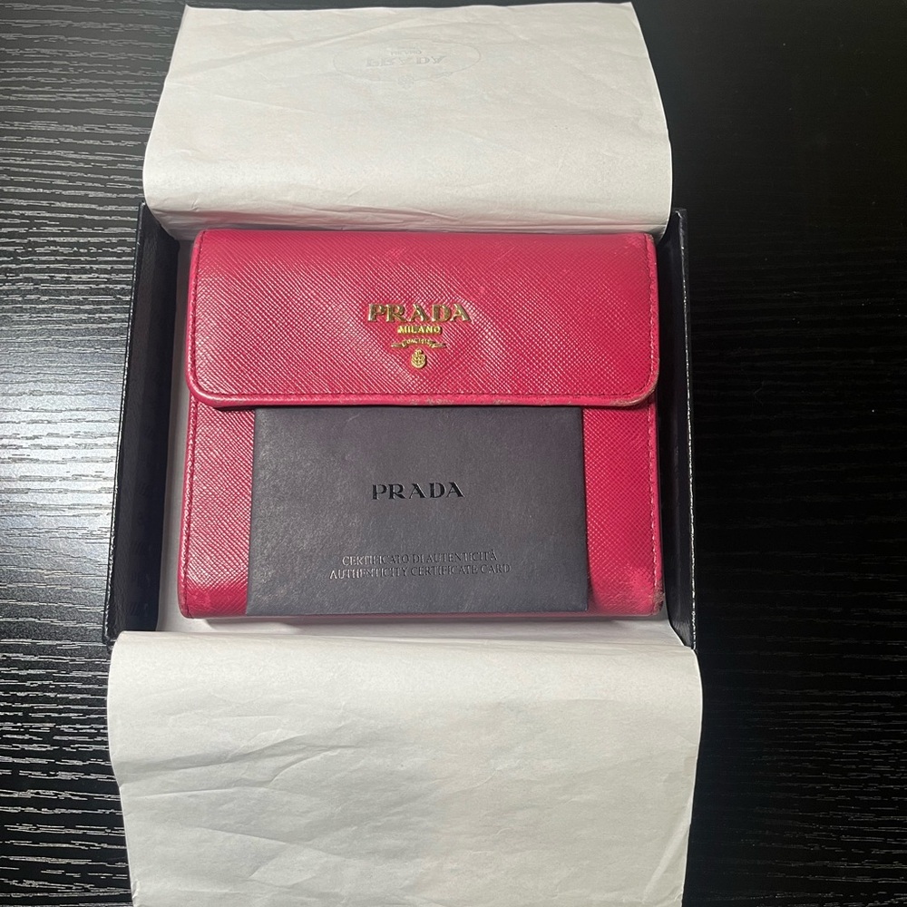 Prada Saffiano Leather Wallet